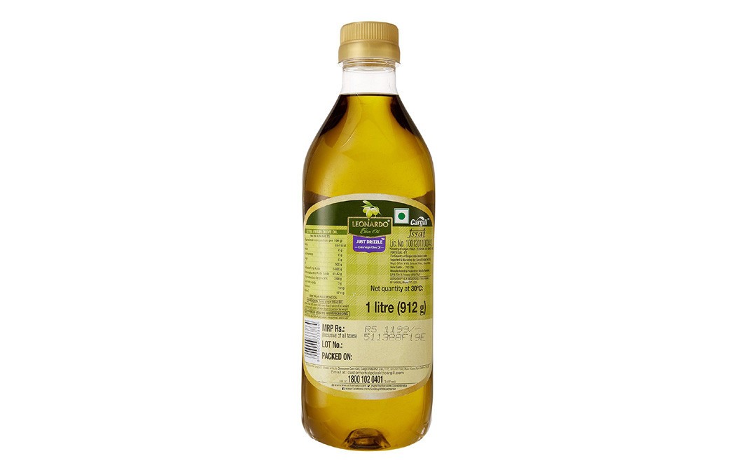 Leonardo Extra Virgin Olive Oil, Just Drizzle   Bottle  1 litre